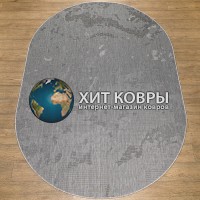 Российский ковер Decora 52110-50322 Серый овал
